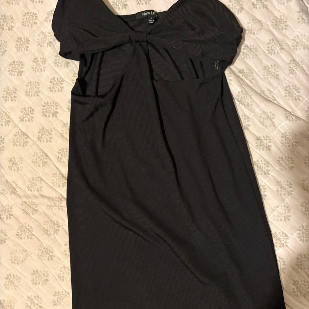 New Look Black Sweetheart Sheath Cocktail Dress